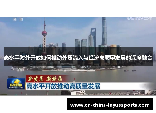 高水平对外开放如何推动外资流入与经济高质量发展的深度融合